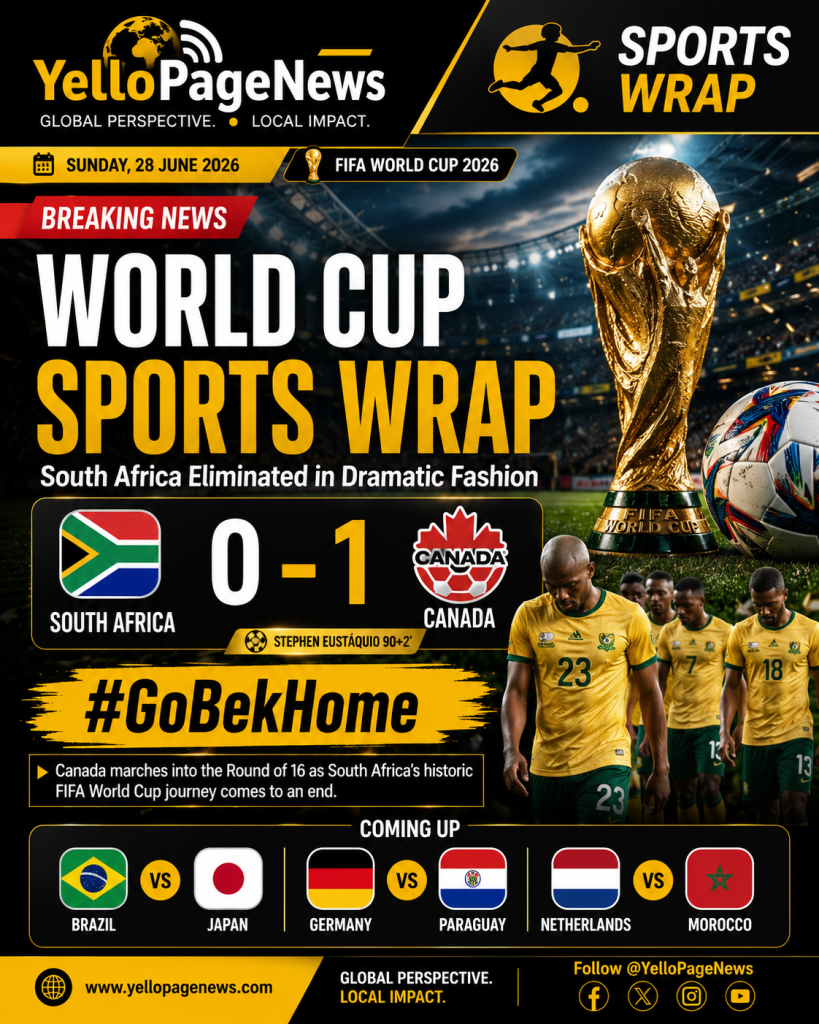 YelloPageNews | FIFA World Cup 2026 Wrap YelloPageNews | FIFA World Cup 2026 Wrap