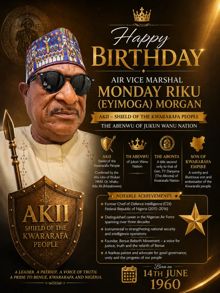 HAPPY BIRTHDAY TO A GREAT FATHER, A DISTINGUISHED SON OF BENUE, AND A TRUE ICON OF SERVICE jun 15, 2026, 08 29 51 am