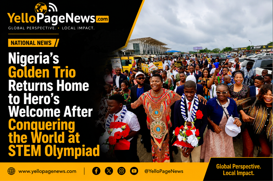Nigeria's Golden Trio Returns Home to Hero's Welcome After Conquering the World at STEM Olympiad screenshot 2026 07 11 at 14.31.27