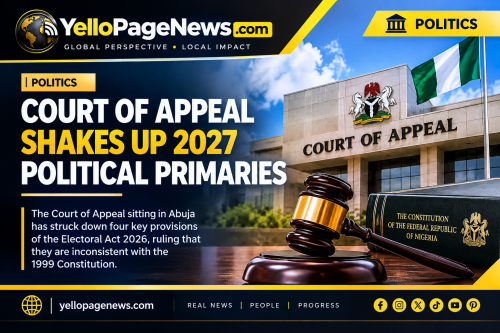 BREAKING NEWS: COURT OF APPEAL SHAKES UP 2027 POLITICAL PRIMARIES! appeal court news